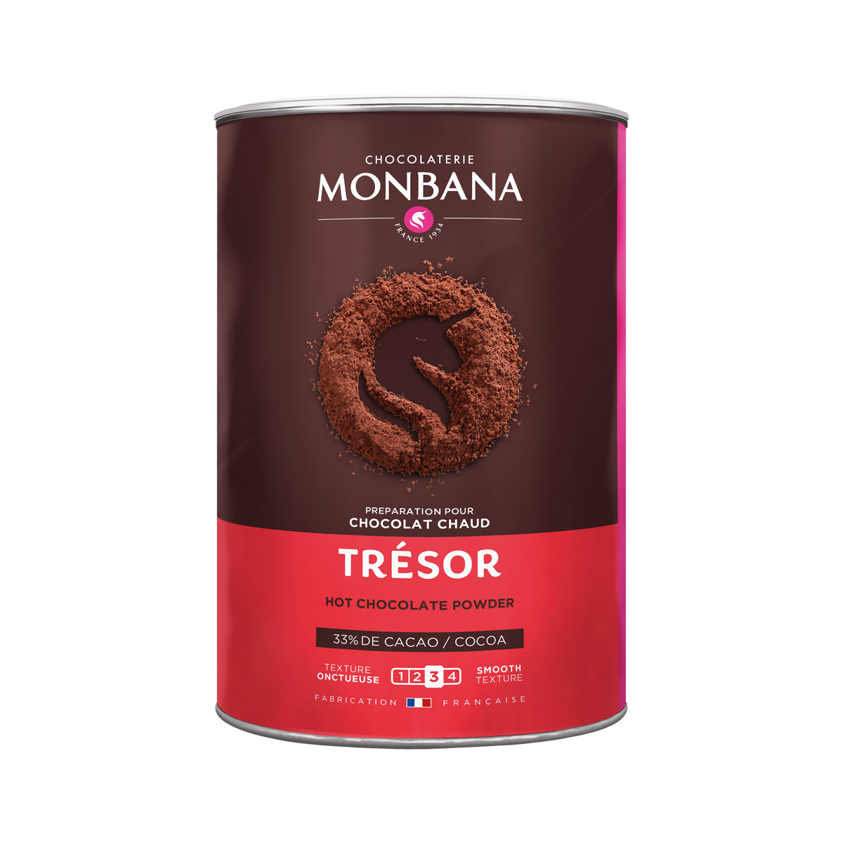 Monbana Tresor de Chocolat Hot Chocolate 1Kg Tub