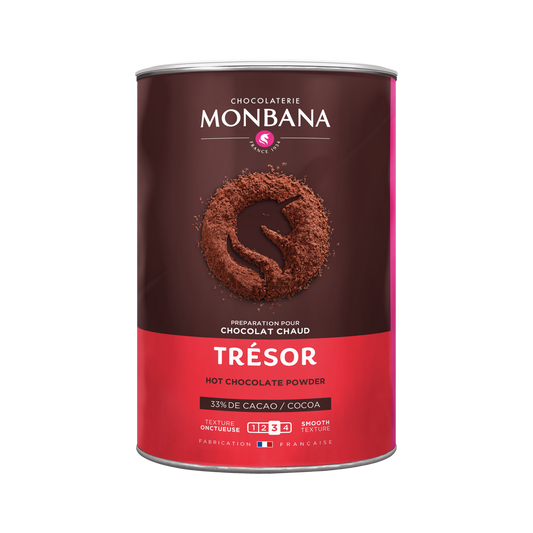 Monbana Tresor de Chocolat Hot Chocolate 1Kg Tub